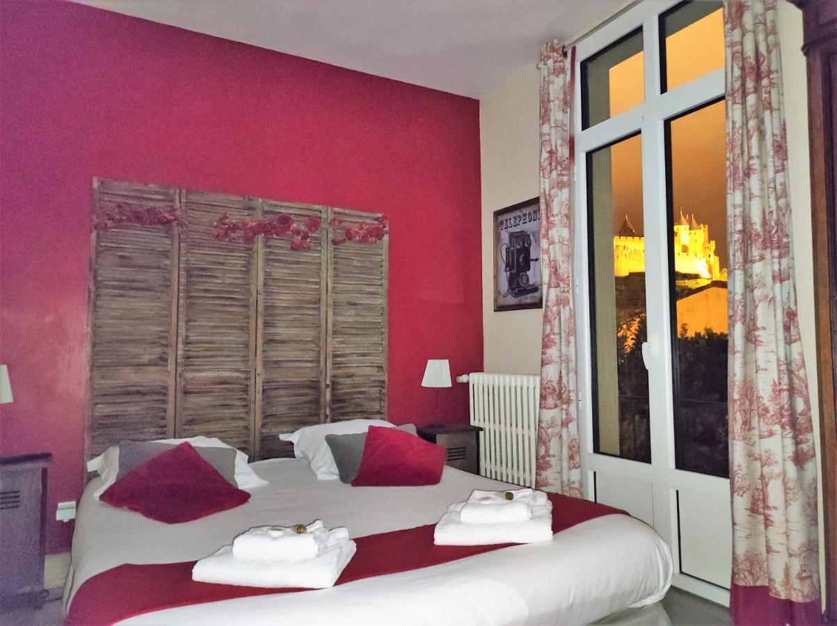 La Villa Carcassonne, piscine chauffée, Cité à 600m, Clim, Parking, Borne VE Exterior foto