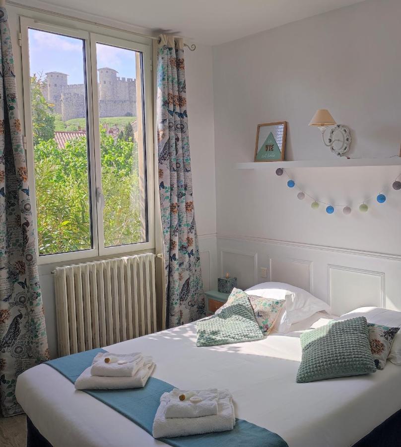 La Villa Carcassonne, piscine chauffée, Cité à 600m, Clim, Parking, Borne VE Exterior foto